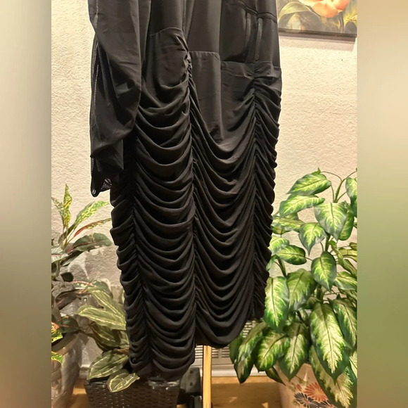 City Chic Sexy Bustier Black dress size XL/22 - Picture 7 of 16